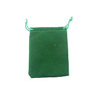 Pack Of 25 Velvet Gift Bags Drawstring Jewelry Pouches Candy Bags Wedding Favors 48 X 36 Green