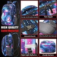 Proetrade Galaxy Backpack Bookbag For College Sturdy Travel Business Hiking Fit Laptop Up To 156 Inch Multi Compartment Gifts F