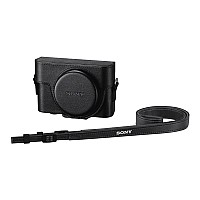 Sony Premium Jacket Case Lcjrxkb For Rx100 Series Digital Still Cameras Black Small