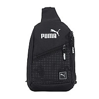 Puma Evercat Sidewall Sling Backpackblacksilverone Size