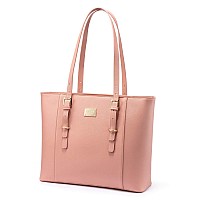 Professional Laptop Purse Tote Bag With Padded Compartment Fits Up To 156 Inch Computer N1Pink