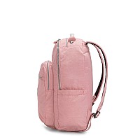 Kipling Womens Seoul 15 Laptop Backpack Durable Roomy With Padded Shoulder Straps Builtin Protective Sleeve