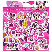 Disney Minnie Mouse Backpack For Girls Bundle Deluxe 12 Mini Sequin Bag With Stickers Minnie Mouse School Supplies