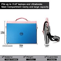 Lovevook Computer Bag For Women Laptop Messenger Bag For Work College Slimpink 156Inch