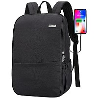 Maxtop Deep Storage Laptop Backpack With Usb Charging Portwater Resistant College Computer Bookbag Fits 15 Inch Laptop Black