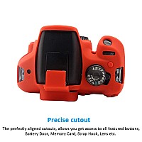 Easy Hood Case For Canon Eos Rebel T6 T7 T5 Antiscratch Soft Silicone Protective Cover Protector Skin For Canon Eos 1500D Rebe