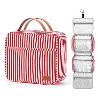 Bosidu Hanging Travel Toiletry Baglarge Capacity Cosmetic Travel Toiletry Organizer For Women With 4 Compartments 1 Sturdy Ho