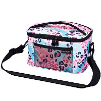 Ontesy Lunch Bag For Women Girls Medium Size Lunch Pail Thermal Insulated Cooler For Adults Kids With Adjustable Shoulder Stra