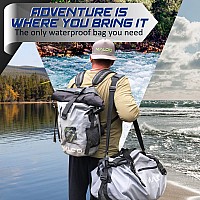 Maloo Waterproof Dry Bag Duffel 40L60L100L Roll Top Duffel Keeps Gear Dry For Kayaking Rafting Boating Swimming Camping