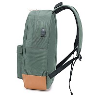 Abshoo Classical Basic Womens Travel Backpack For College Men Water Resistant Laptop School Bookbag Usb Army Green