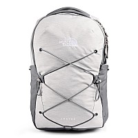 The North Face Womens Jester Everyday Laptop Backpack Tnf White Metallic Mlangemid Grey One Size