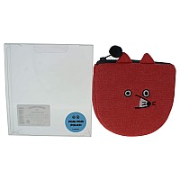 ROMANE Pom Pom Pouch - Red Brunch Fox Design