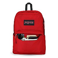 Jansport Superbreak Plus Backpack With Padded 15Inch Laptop Sleeve And Integrated Bottle Pocket Spacious And Durable Daypack