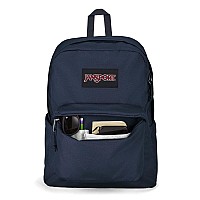 Jansport Superbreak Plus Backpack With Padded 15Inch Laptop Sleeve And Integrated Bottle Pocket Spacious And Durable Daypack