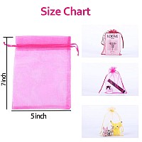 Lysxp 100 Pcs Organza Bags 5