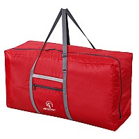 Redcamp Foldable Extra Large Duffle Bag 100L31 Inch Lightweight Travel Duffel Bag With Adjustable Strap For Men Womenred