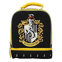 Harry Potter Hufflepuff Crest Dual Compartment Lunch Bag Tote