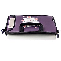 Richen 14 15 154 156 Inch Laptop Shoulder Bag Notebook Handle Sleeve Neoprene Soft Carrying Travel Case With Accessories Pocke