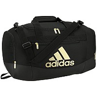 Adidas Unisex Defender 4 Small Duffel Bag Blackgold Metallic One Size