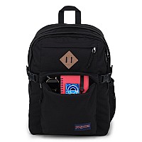 Jansport Main Campus Backpack Travel Or Work Bag W 15Inch Laptop Sleeve And Dual Water Bottle Pockets Black