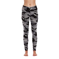 Just Love Leggings Small Grey Camouflage