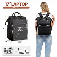 Lovevook Laptop Backpack For Women17 Inch Professional Womens Travel Backpack Purse Computer Laptop Bag Nurse Teacher Backpack