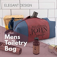 Amazing Items Set Of 6 Personalized Groomsmen Gifts Custom Men Toiletry Bags Groomsman Gifts For Wedding Groomsmen Proposa