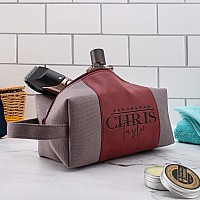 Amazing Items Single Personalized Groomsmen Gifts Custom Men Toiletry Bags Groomsman Gifts For Wedding Groomsmen Proposal