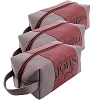 Amazing Items Set Of 3 Personalized Groomsmen Gifts Custom Men Toiletry Bags Groomsman Gifts For Wedding Groomsmen Proposa