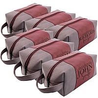 Amazing Items Set Of 6 Personalized Groomsmen Gifts Custom Men Toiletry Bags Groomsman Gifts For Wedding Groomsmen Proposa