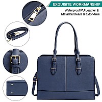 Laptop Bag For Women Leather Work Tote 156 Inch Laptop For Computer Bag Waterproof Business Office Professional Large Capacity