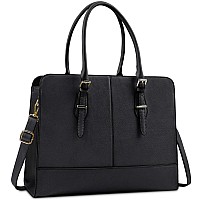 Laptop Bag For Women Leather Work Tote 156 Inch Laptop For Computer Bag Waterproof Business Office Professional Large Capacity