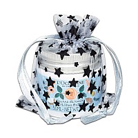 100Pack 2X25 In Sheer Organza Gift Bags With Drawstring Xsmall Metallic Stars Silverblack For Wedding Party Favors