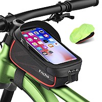 Fricho Bike Frame Bags Waterproof Mountain Bike Accessories Bicycle Phone Holder 65Cycling Mens Gifts For Christmasstocking