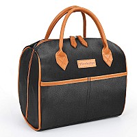 Tirrinia Insulated Lunch Tote Bag For Women Wleather Handle Fashionable Lunch Box For Men Reusable Large Cooler Lunch Bag For