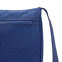 Kipling Womens Womens Callie Bag Organize Accessories Spacious Interior Adjustable Strap Nyl Shoulder Bag Ink Blue Tonal