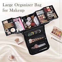 Stagiant Soft Makeup Box Large Makeup Organizer Case Professional Nail Train Bag Carrying Case Artist Travel Cosmetic Storage