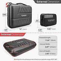 Vamson Large Carrying Case For Gopro Hero 11 10 9 8 7 6 5 4 3Dji Osmo Actionakasoapemaninsta360 One X Camera And Accessories