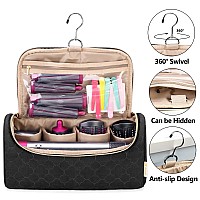 Yarwo Travel Case Compatible For Dyson Airwrap Complete Styler And Attachments Portable Storage Bag With Hanging Hook For Hair