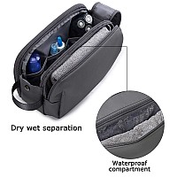 Bagsmart Toiletry Bag For Men Travel Toiletry Organizer Dopp Kit Waterresistant Shaving Bag For Toiletries Accessories Door R