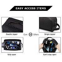 Bagsmart Toiletry Bag For Men Travel Toiletry Organizer Dopp Kit Waterresistant Shaving Bag For Toiletries Accessories Door R