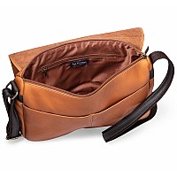 Serenity Crossbody Bag- Tan Body/Cafe Accents - Tan/Cafe