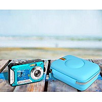 Leayjeen Underwater Camera Case Compatible With Yisencehicshon Waterproof Digital Camera Underwater Camera Full Hd 27K 48 Mp V