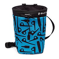 Black Diamond Equipment Gym Chalk Bag Piton Print Mediumlarge