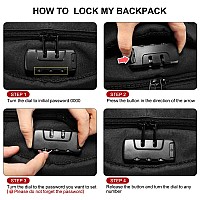 Lovevook Travel Laptop Backpack Waterproof Anti Theft Backpack With Lock And Usb Charging Port Large 17173 Inch Computer Busin