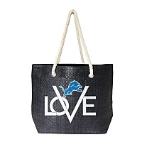 Littlearth Womens Nfl Detroit Lions Love Tote Team Color 19 L X 6 W X 14 H