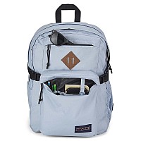 Jansport Main Campus Backpack Travel Or Work Bag W 15Inch Laptop Sleeve And Dual Water Bottle Pockets Blue Dusk