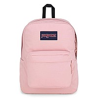 Jansport Superbreak Backpack Durable Lightweight Premium Backpack Misty Rose