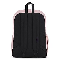 Jansport Superbreak Backpack Durable Lightweight Premium Backpack Misty Rose