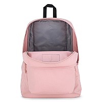 Jansport Superbreak Backpack Durable Lightweight Premium Backpack Misty Rose